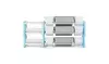Multi-layered Plastic Kids Storage Organizer Bookcase Toys Shelf