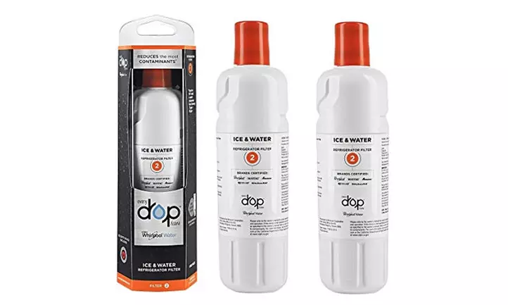 Compatible EDR2RXD1 W10413645A Refrigerator Water Filter 2 (Pack 2) - Primary Image