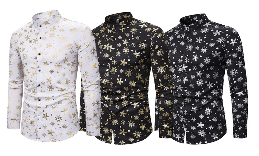 christmas dress shirts for men