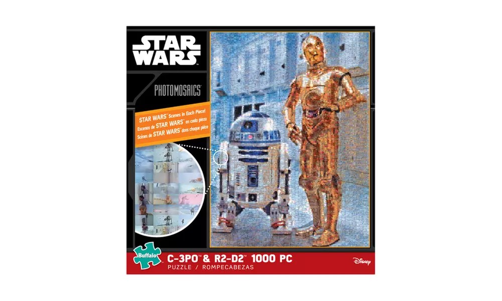 Star Wars Photomosaics - C-3PO & R2-D2: 1000 Pcs - Primary Image
