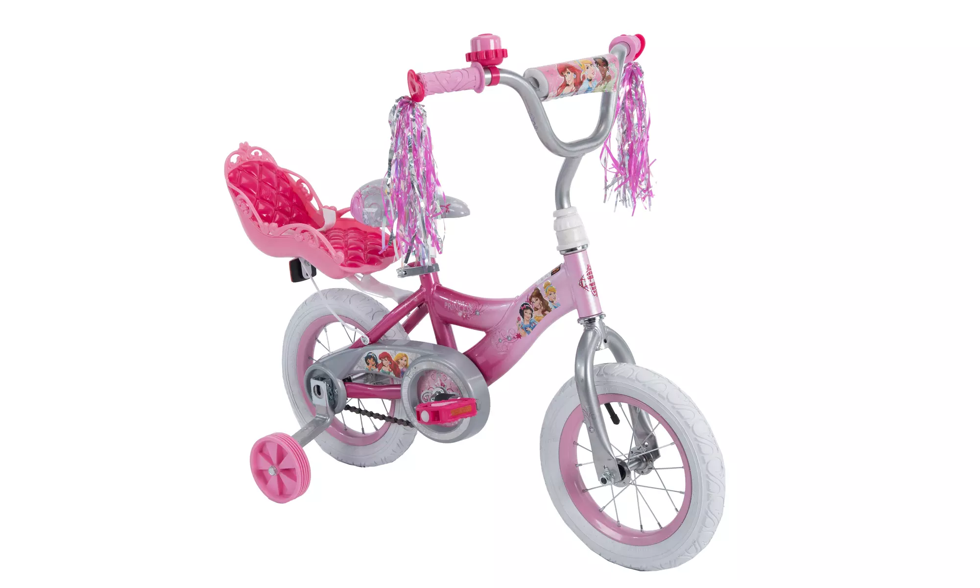 Disney Princess 12" Girls' EZ Build Pink Bike, by Huffy - Primary Image