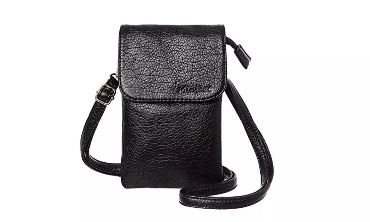 Cross Body Bag Cell Phone Purse Black Wallet Women Bag - Primary Image