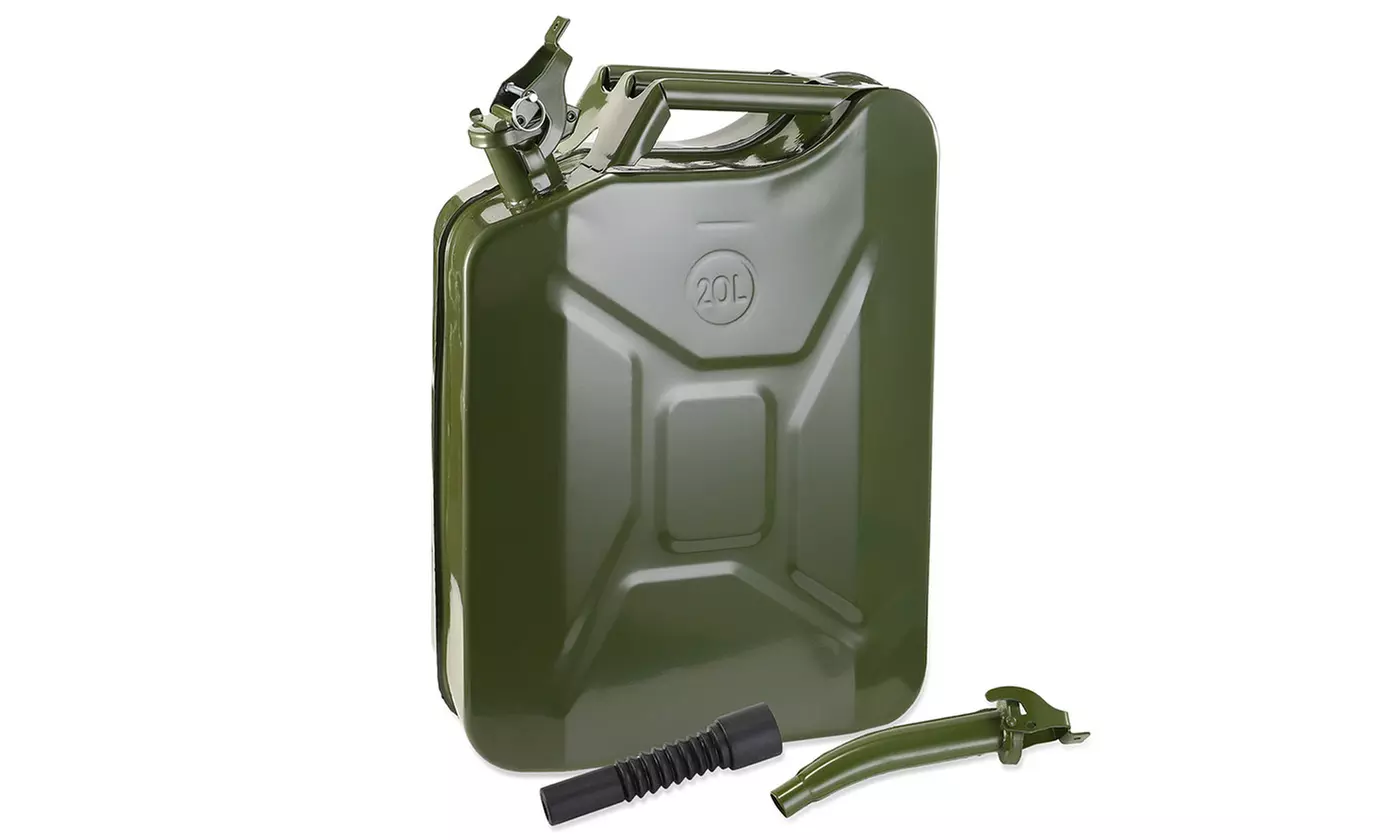 iMounTEK Heavy Duty 5 Gallon Spill Proof Portable Gasoline Fuel Can (20 L)