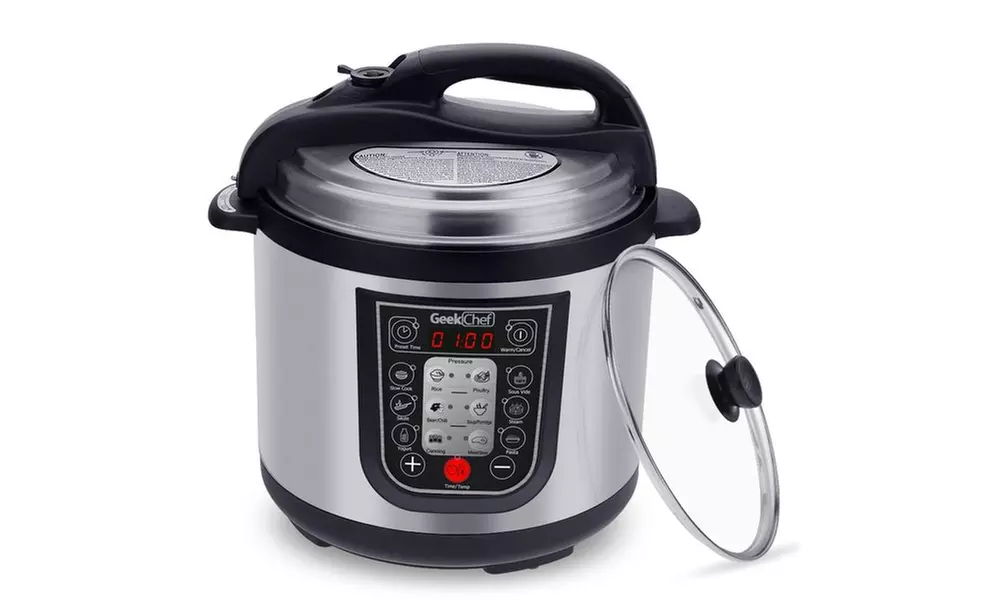 GeekChef 11-in-1 Multi-Functional Pressure Cooker, Stainless Steel Cooking Pot - Primary Image