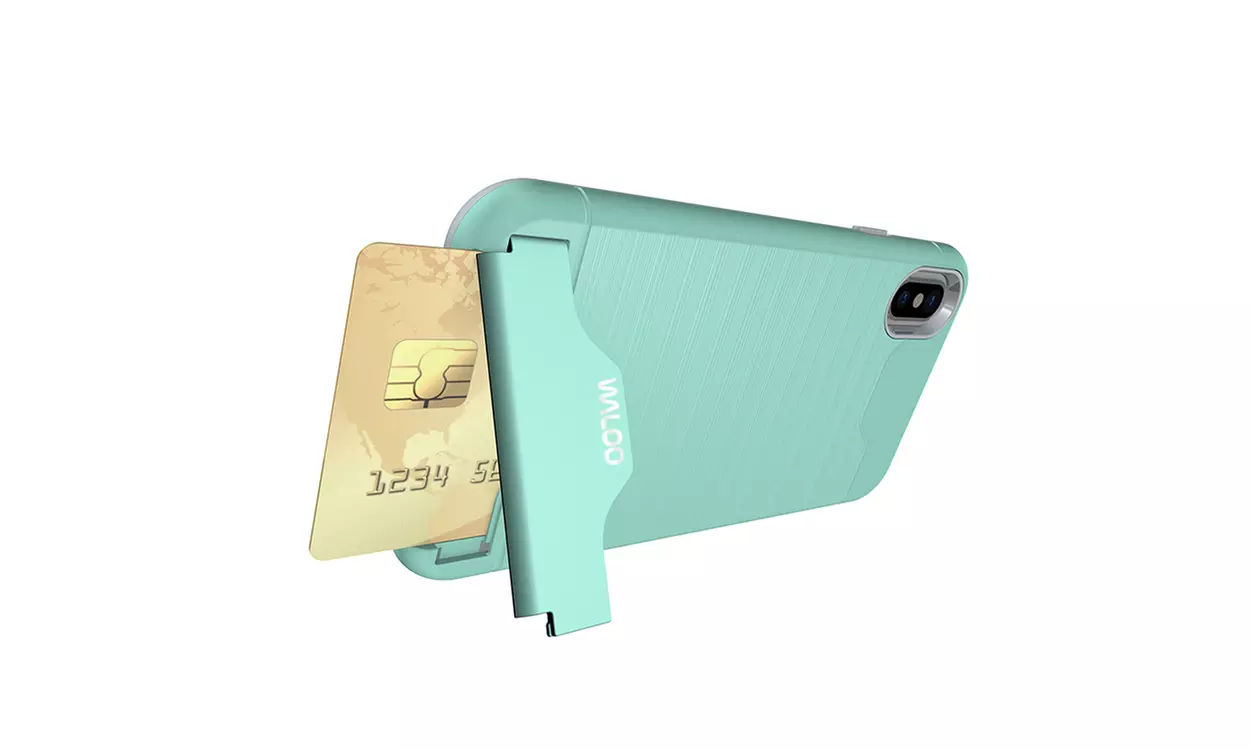 Waloo Brushed Kickstand Case for iPhones 
