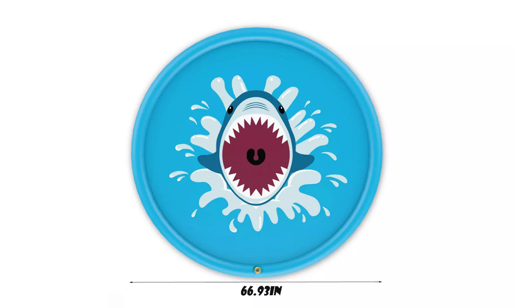 Round Water Pad Children's Fun Outdoor Party Sprinkler Pad - Second Medium