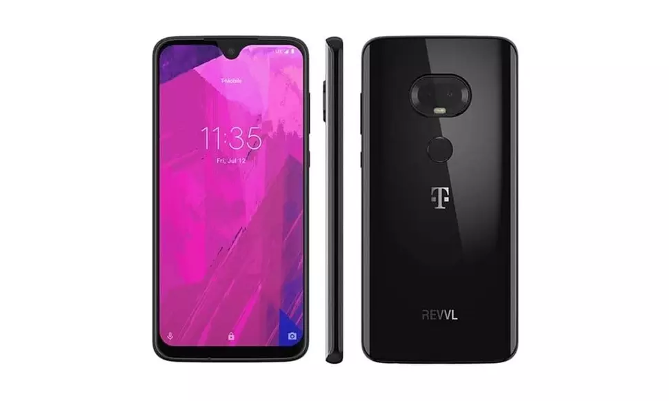 Motorola Moto Revvlry Plus G7 16MP Day Battery T-Mobile Black 64GB NEW - Primary Image