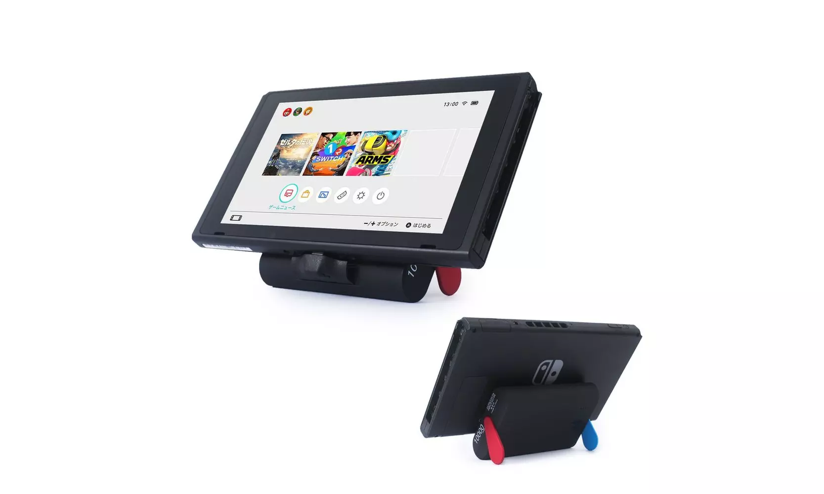 Insten 10000mAh Portable Charging Power Bank For Nintendo Switch Black - Primary Image