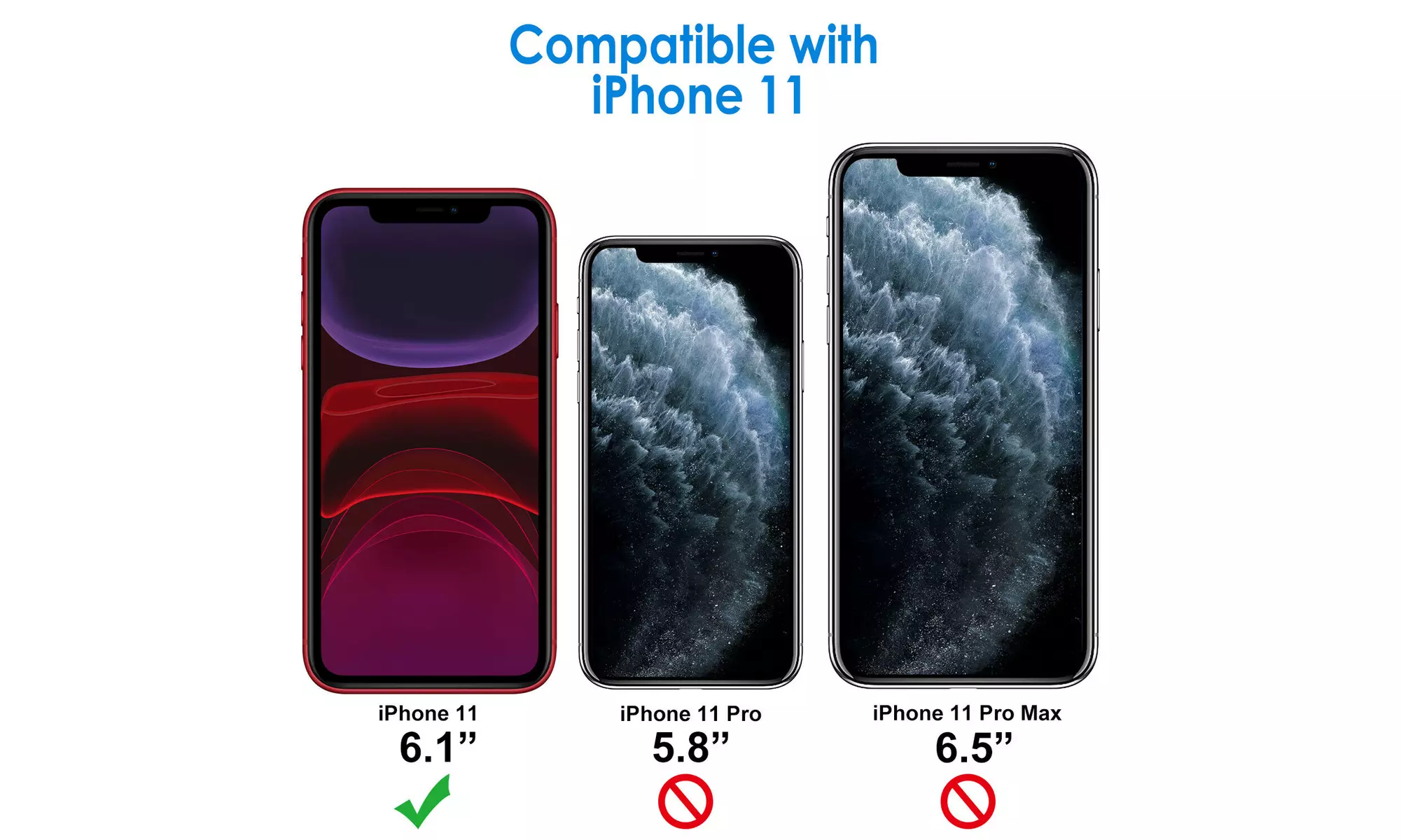 JETech Case for iPhone 11 6.1-Inch Shock-Absorption Bumper Cover