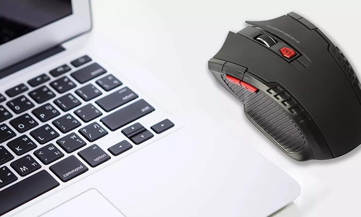 iMounTEK 2.4GHz Wireless Gaming 1600 DPI Adjustable 6-Button Optical Mouse - Primary Image