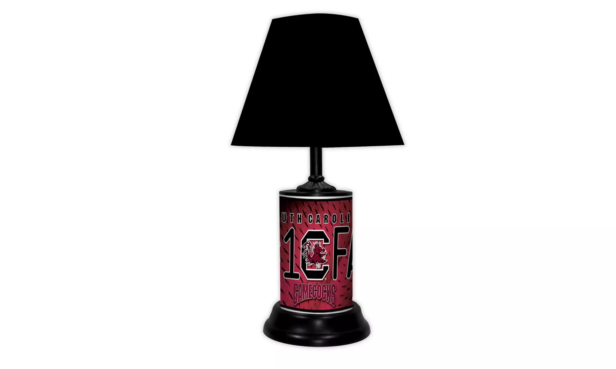 NCAA 18-inch Desk/Table Lamp with Shade, #1 Fan with Team Logo
