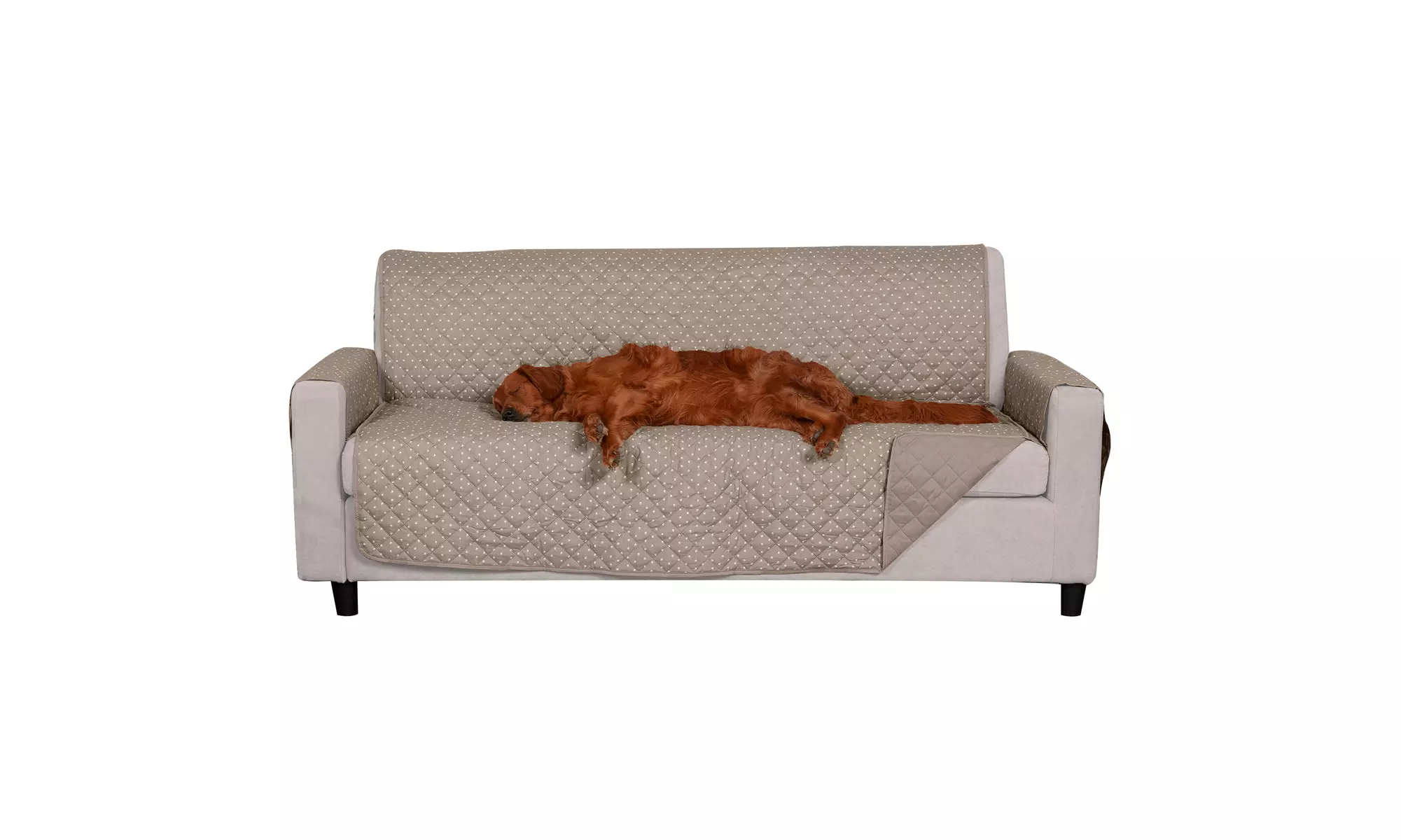 FurHaven Pet Reversible Water-Resistant Furniture Protector for Dogs - Paw Print