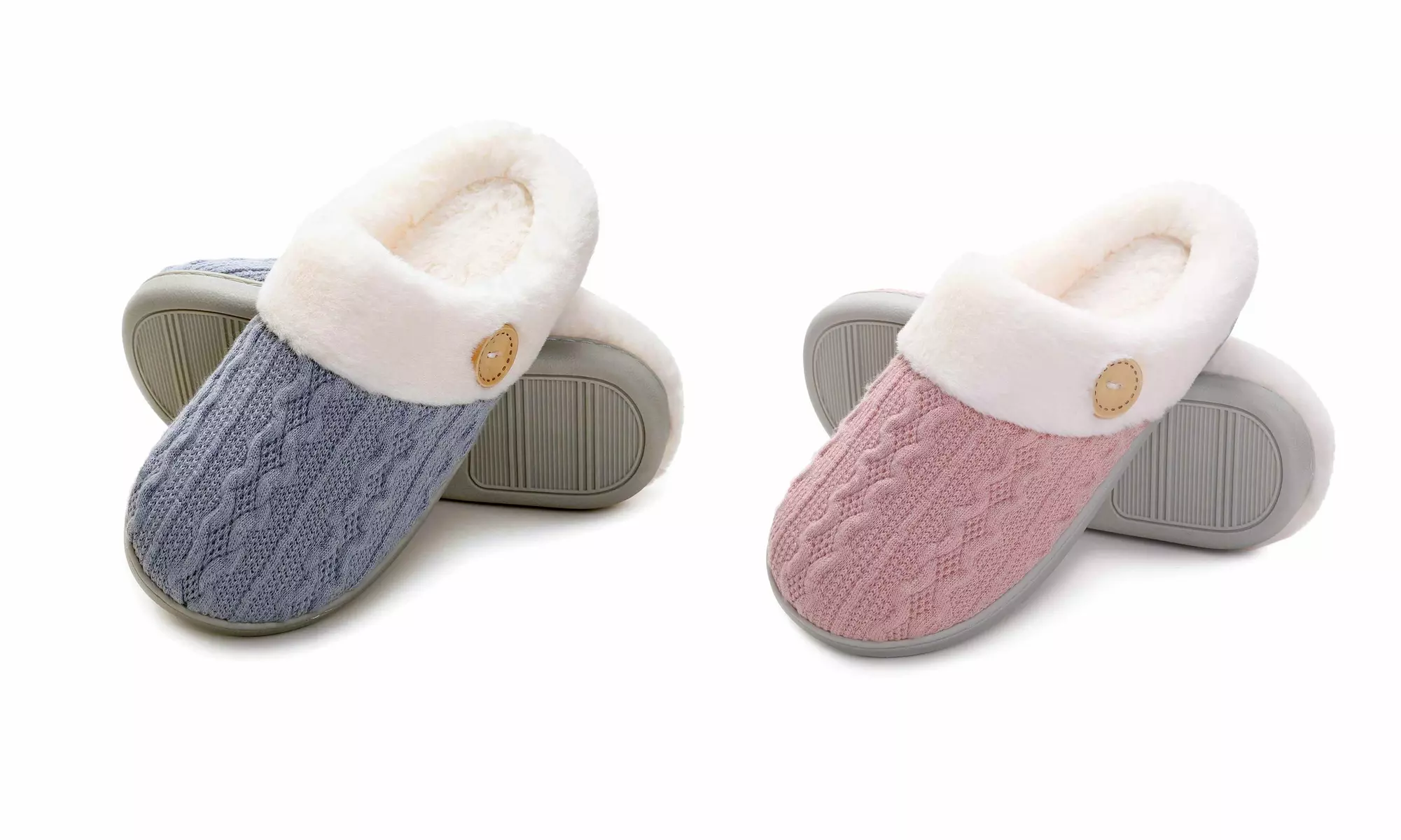 Women Winter Slippers Plush Warm Shoes Cotton Slipper Indoor - Primary Image