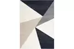 Abani Rugs Deco DEC140A Cream Grey Minimalist Geometric Area Rug - Second Medium