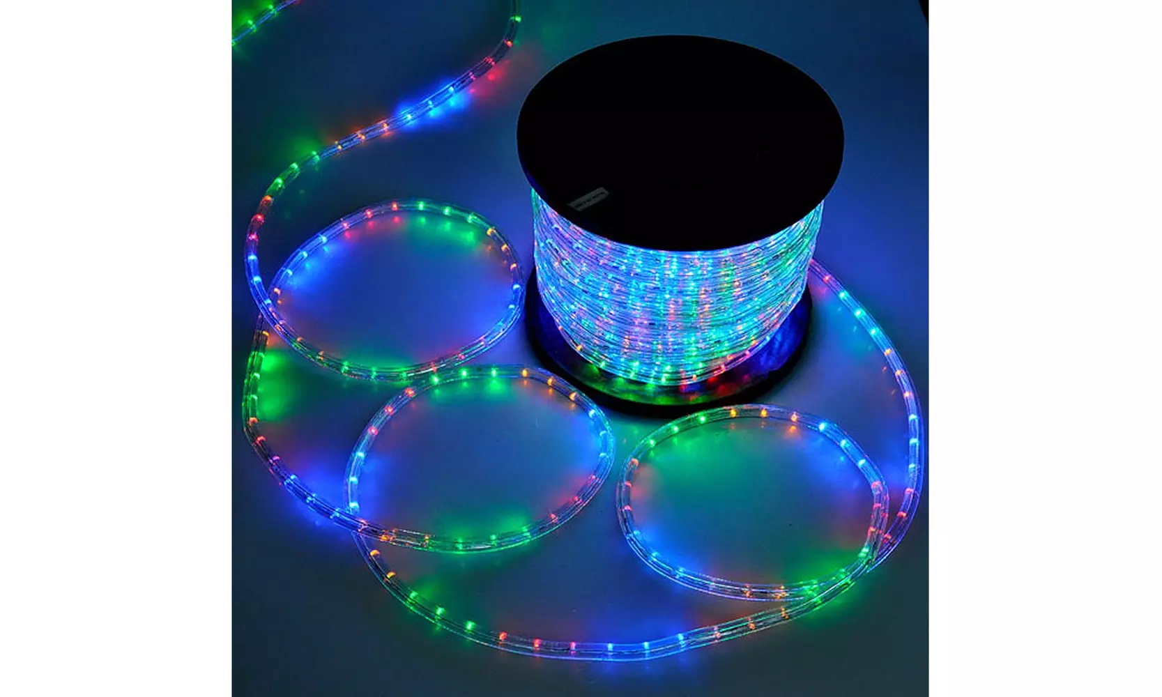 WYZworks 3/8" LED Rope Lights Crystal PVC Tube IP65 Water Resistant - Second Medium