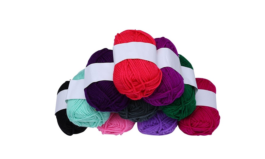 24 Pack 100 Acrylic Yarn, Crochet Yarn Skeins for Knitting Groupon