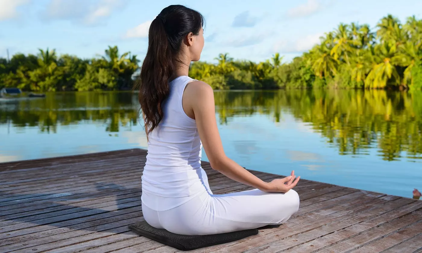 iMounTEK Honeycomb Gel Support Seat Cushion Breathable Egg Seat Pad w/ Cover