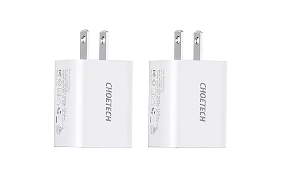 MFi iPhone Charger 2-Pack Lightning USB Cable Wall Adapter SE/Xs Max/XR/8/7/6s