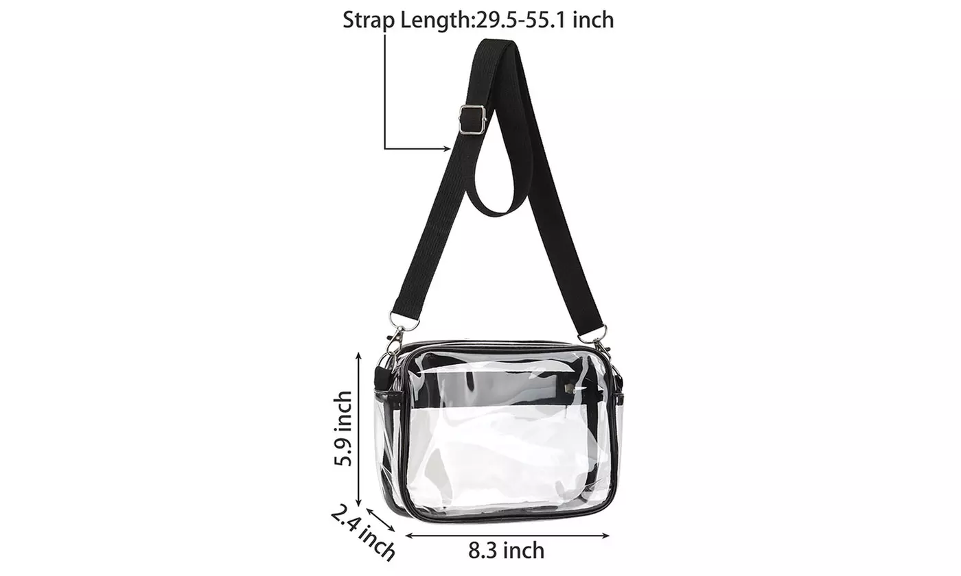 Stadium Approved Crossbody Clear Bag Concerts Messenger Bag