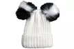 60 Pack Womens Pom Pom Winter Beanies, Wholesale Bulk Winter Hats (Assorted) - Second Medium