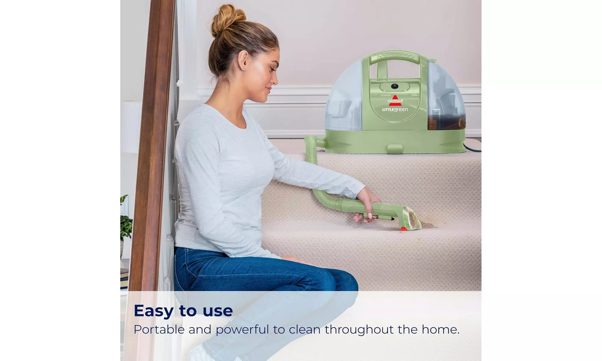 BISSELL 1400B Little Green Portable Carpet and Upholstery Cleaner