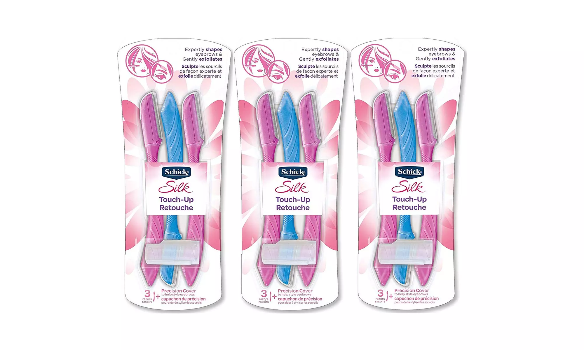 Schick Silk Touch-up Multipurpose Exfoliating Dermaplaning Tool, Pack of 9 - Primary Image