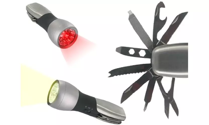 Technical Pro 12-in-1 Multi-Functional Emergency Tool Flashlight - Primary Image