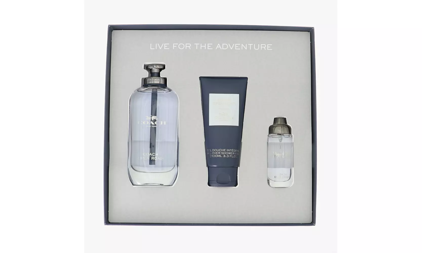 Coach Open Road 3 Piece Eau de Toilette Gift Set for Men