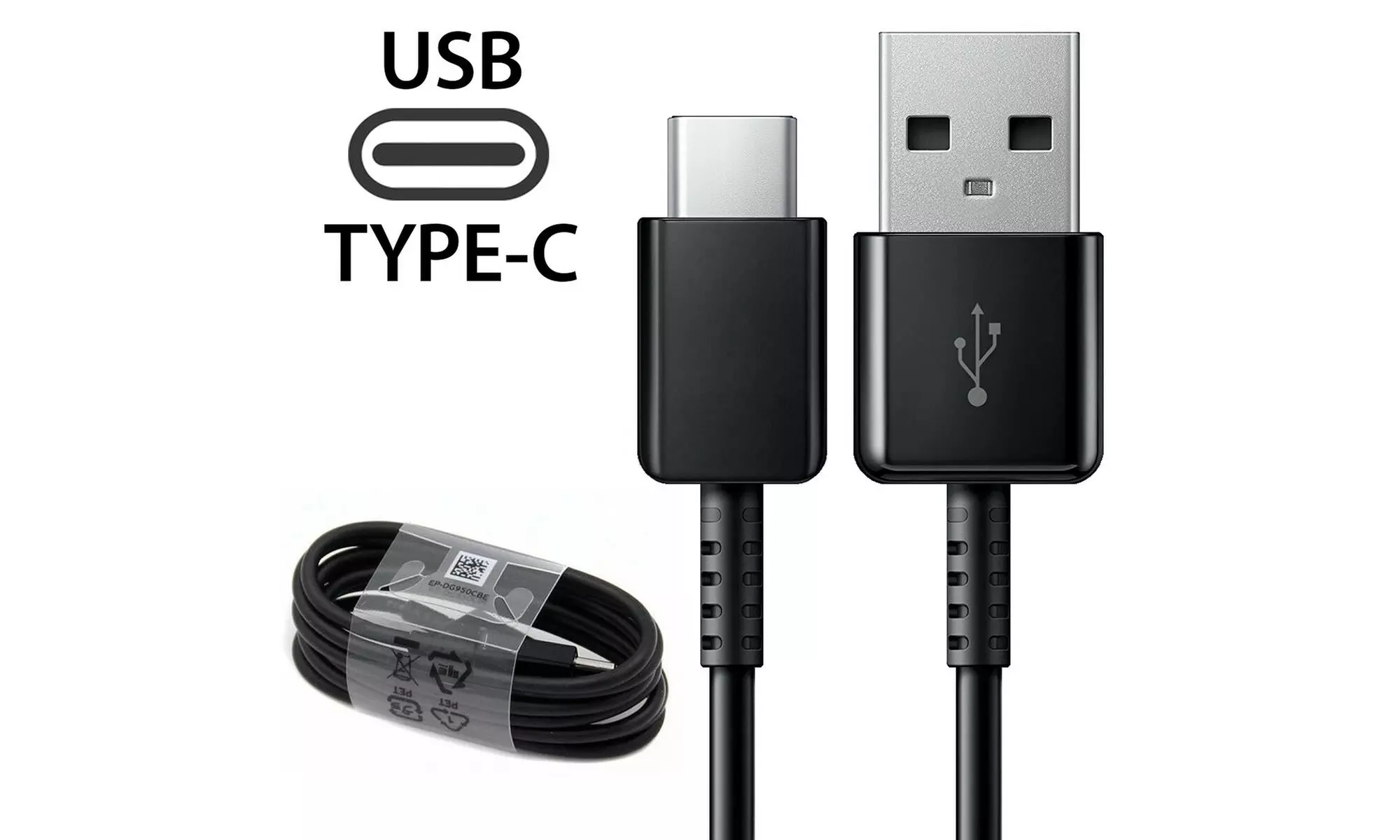 Samsung OEM USB-C Type C Cable Fast Charging Cord for Galaxy S8 S9 Note 8 9 - Primary Image