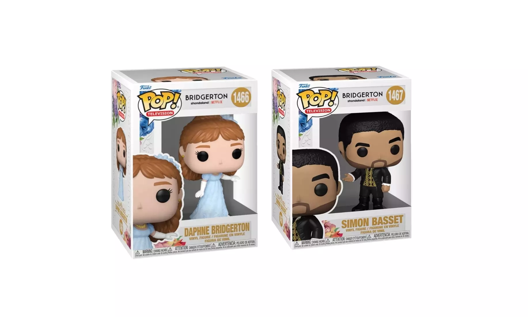 Funko Pop! 2 Pack Bridgerton: Daphne Bridgerton & Duke Simon Basset #1466 #1467 - Second Medium