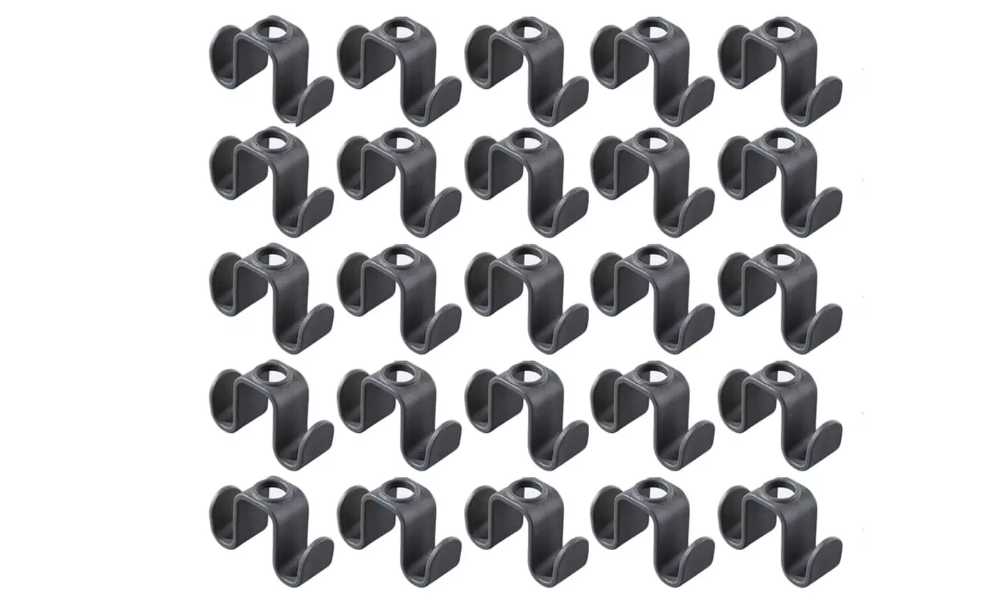 Double-Sided Clothes Hanger Connector Organizer Hooks Extender Clips 