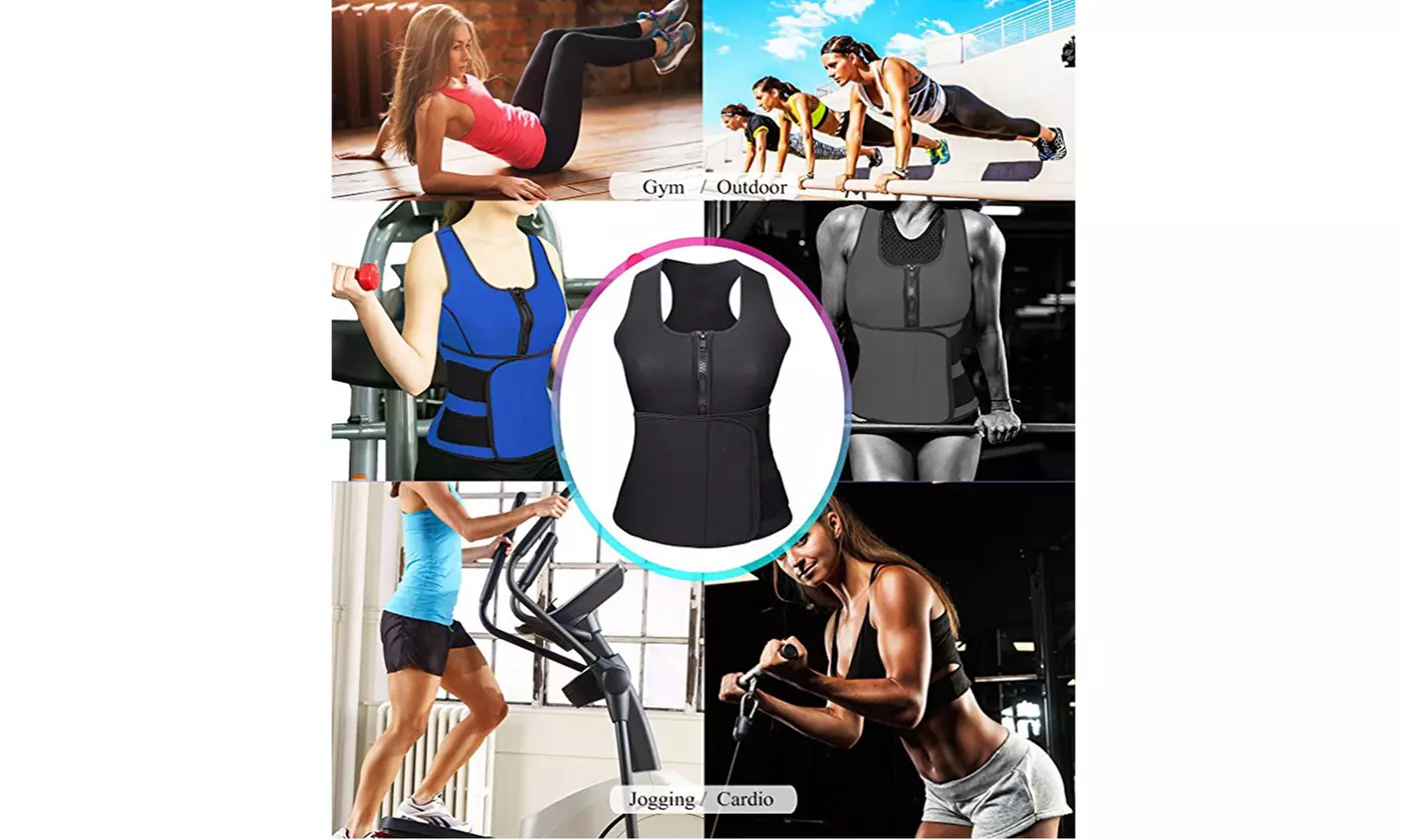 Women Sweat Suit Waist Trainer Corset Slimming Body Shaper