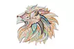 Cat Wooden Puzzle Unique Shaped Puzzle Piece Animal Gift for Adults and Children - Second Medium