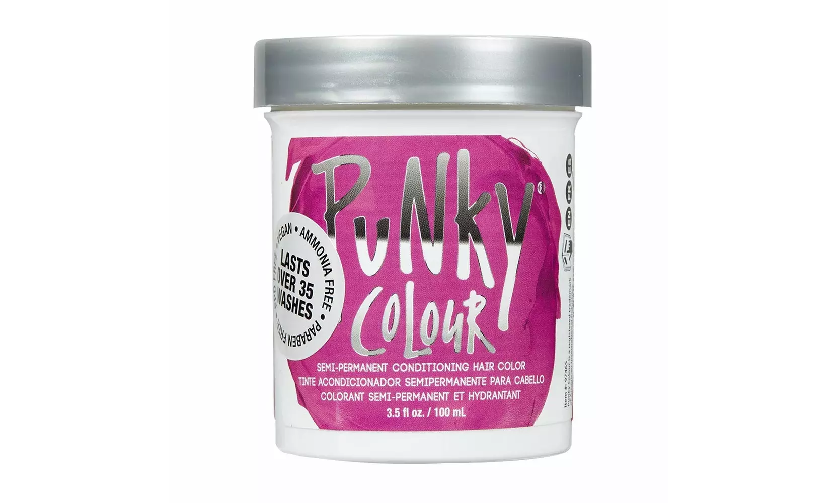 Punky Flamingo Pink Semi Permanent Conditioning Hair Color - Second Medium