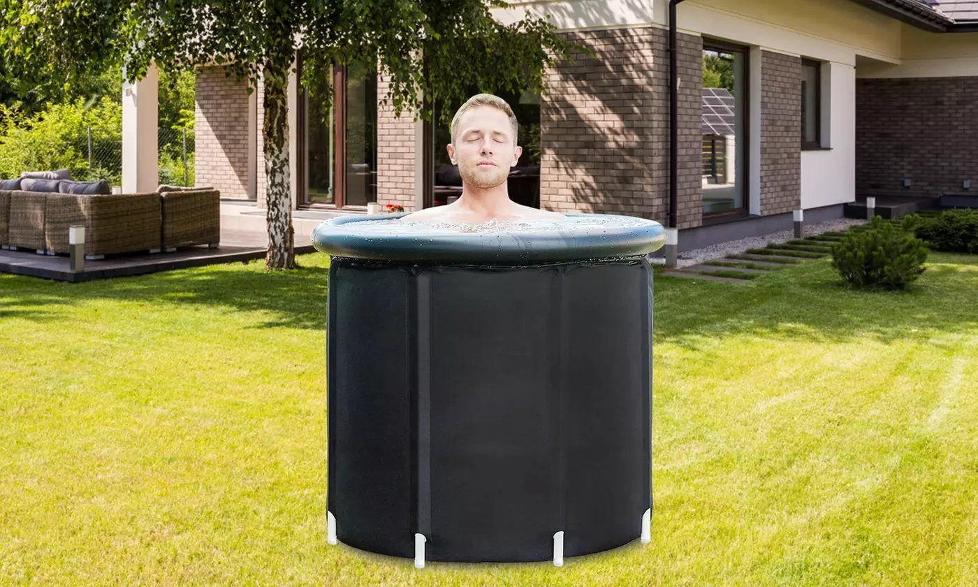 NewHome 97 Gal Cold Plunge Ice Bath Tub Cold Water Recovery & Therapy Tub