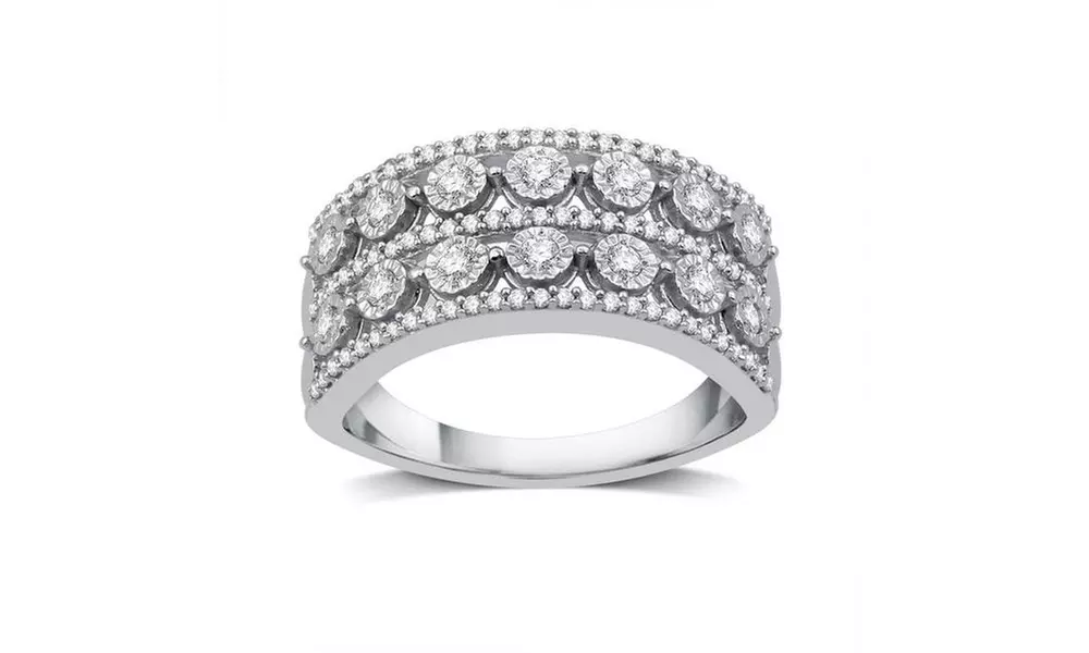 1/2 CTTW Diamond Fashion Ring in Sterling Silver - Primary Image