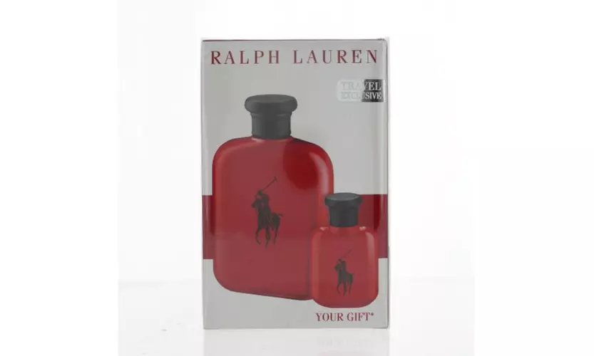 POLO RED by Ralph Lauren 2 Piece NEW Gift Set with 4.2 oz EDT SPRAY for Men - Primary Image
