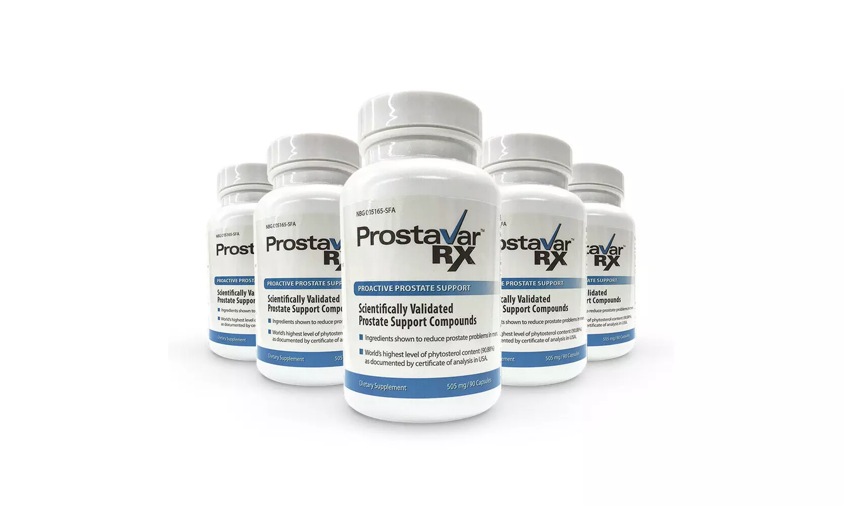 New Effective Prostavar RX 5 Bottles Proactive Prostate Support  - Second Medium