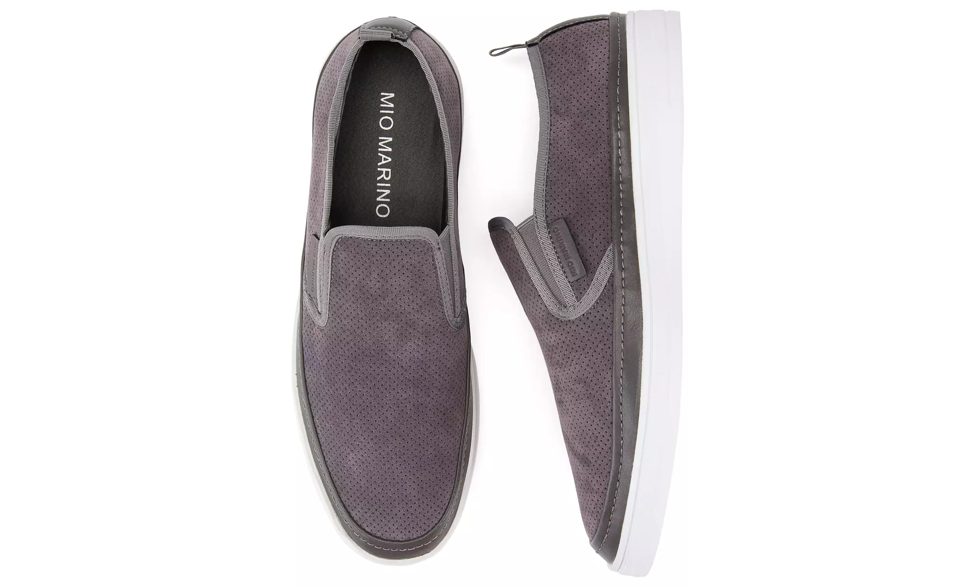 Mio Marino Fluition Suede Slip On Shoe Sneaker - Second Medium
