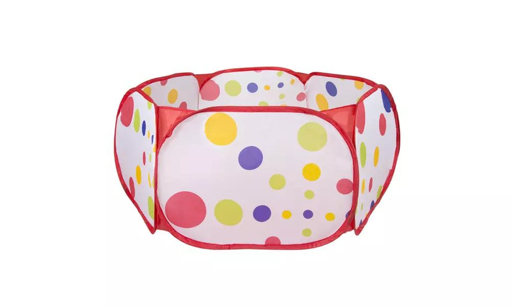 Kids Pop-up Six-sided Ball Pit Tent with 200 Colorful and Soft Crush-proof Balls - Second Medium