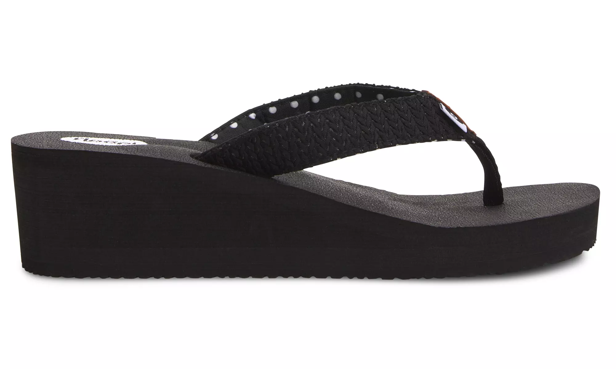 Floopi Women's Thong Flip Flop Wedge Sandals