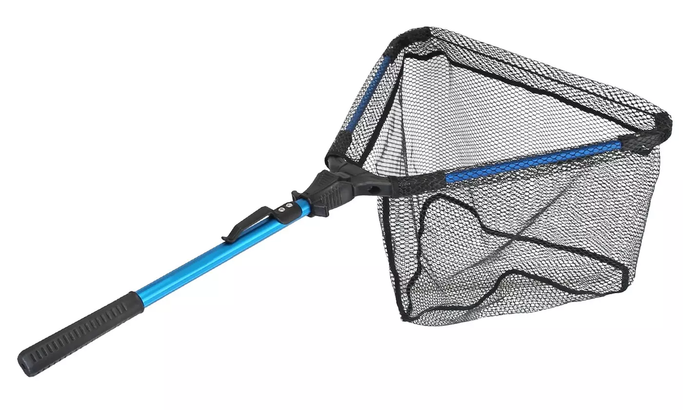LakeForest Collapsible Aluminum Fishing Net Durable & Portable for Anglers