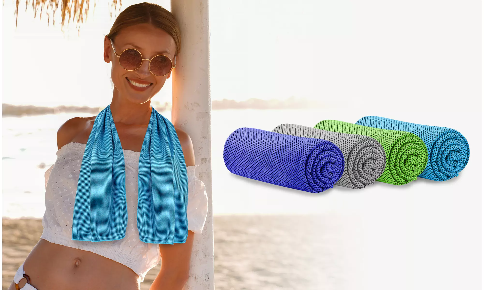 4-Pack Chilly Towel (40" x 12")  - Primary Image