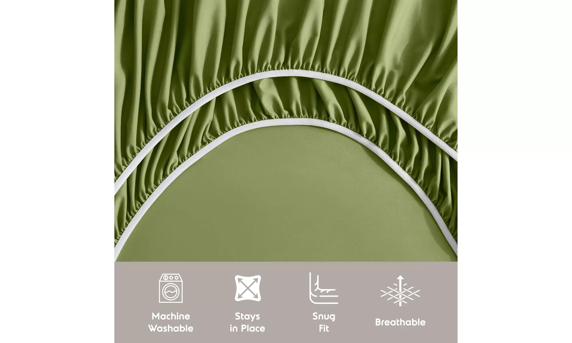 Nestl Split King Extra Soft Microfiber Deep Pocket Bed Sheet Set - 5 Piece