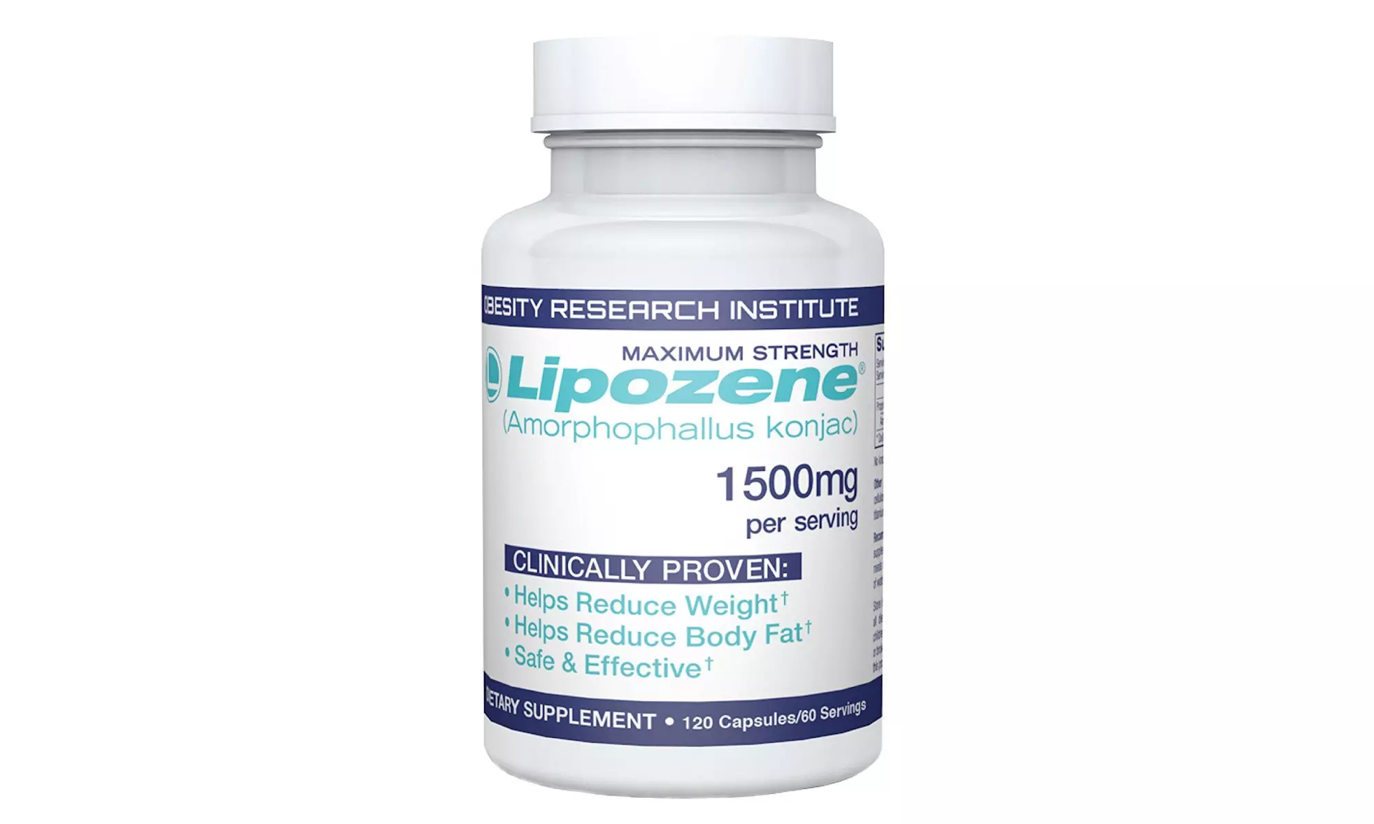 Lipozene MEGA Bottle - 120 Capsules - Primary Image