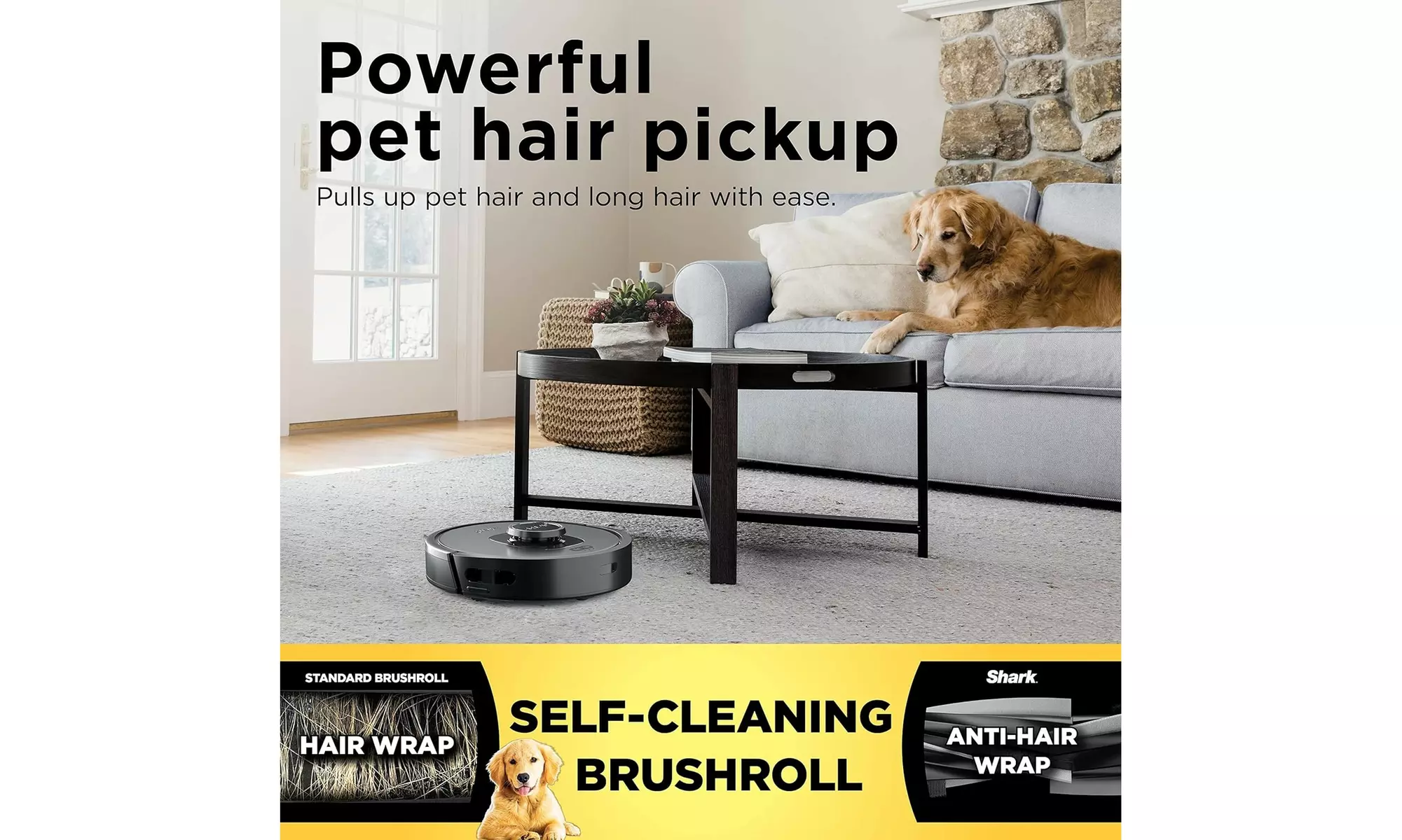 Shark RV2310 Matrix Robot Vacuum with Self-Cleaning Brushroll for Pet Hair