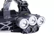 80000LM 5x LED Headlamp Headlight Rechargeable Light USB Cable Battery - Second Medium