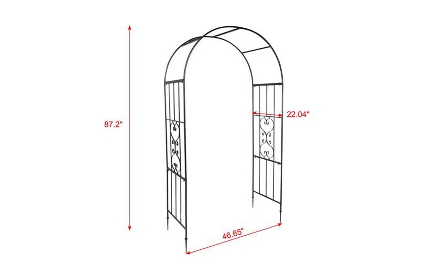 Up To 30% Off on Garden Arch Arbor Trellis Ste... | Groupon Goods