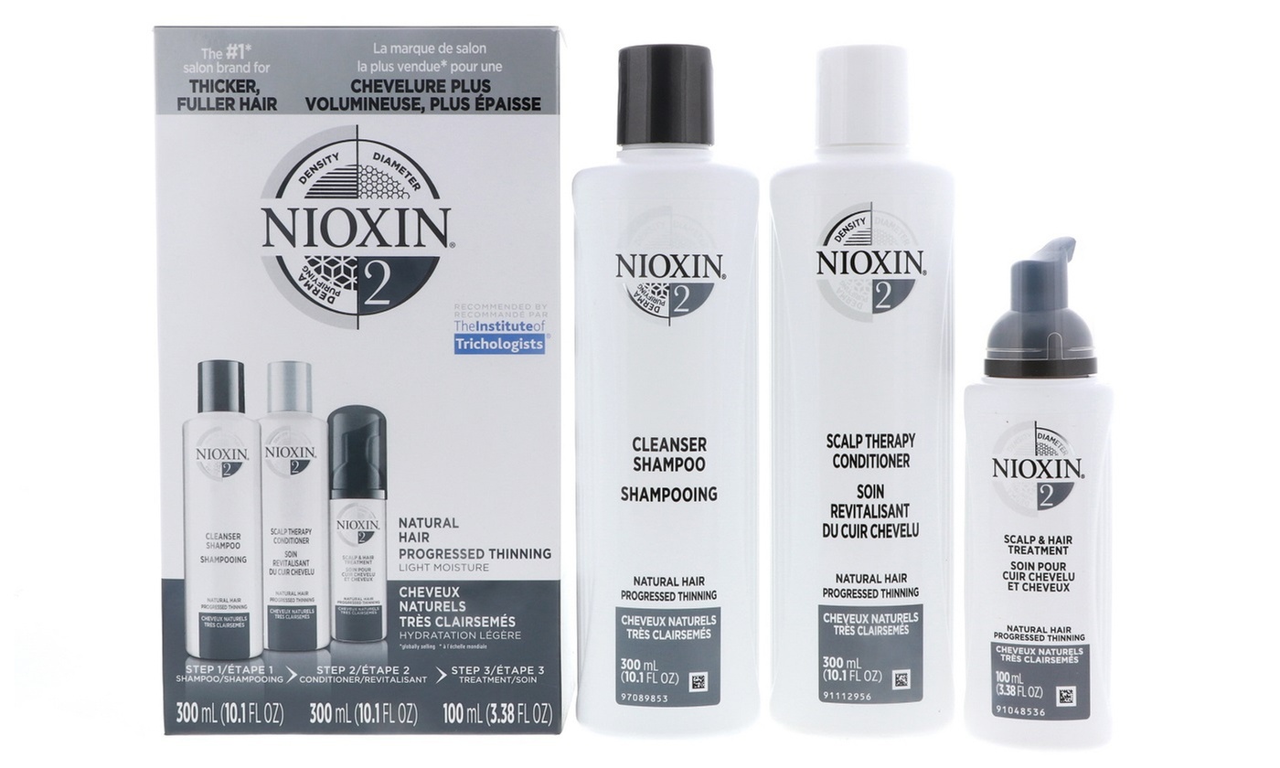 Nioxin System 1,2,3, 4 or 5 - Trio: Shampoo & Conditioner & Treatment 