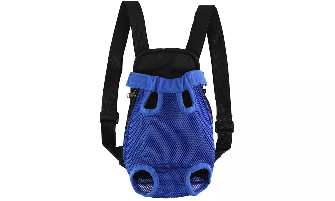 Puppy Cat Nylon Mesh Carrier Backpack Travel Front Legs Out Bag 